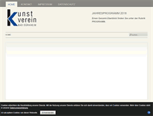 Tablet Screenshot of kunstverein-bad-duerkheim.de